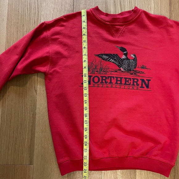 Vintage Northern Reflections Red Loon Logo Sweatshirt - Picture 8 of 8